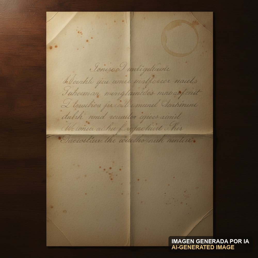 Documento de muestra generado por IA: carta familiar