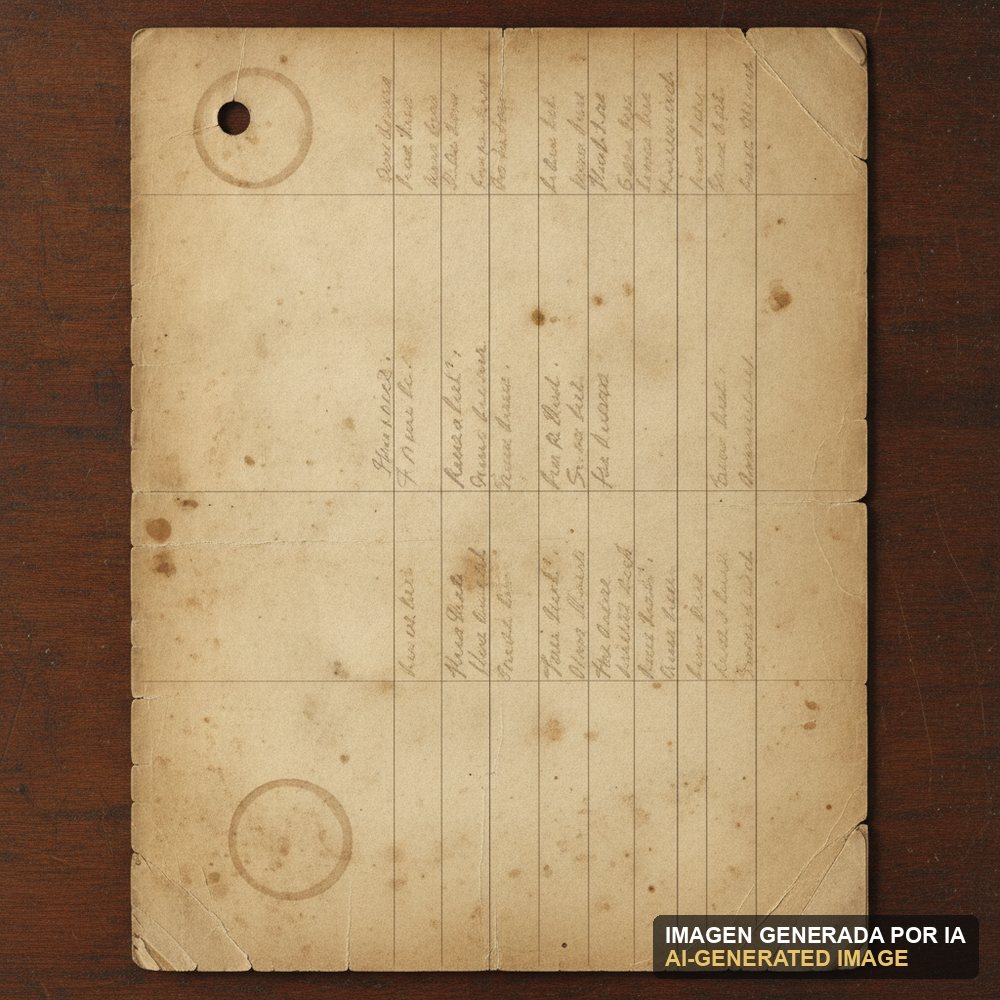 Documento de muestra generado por IA: libro de cuentas