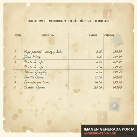 Documento de muestra generado por IA: libro de la tienda