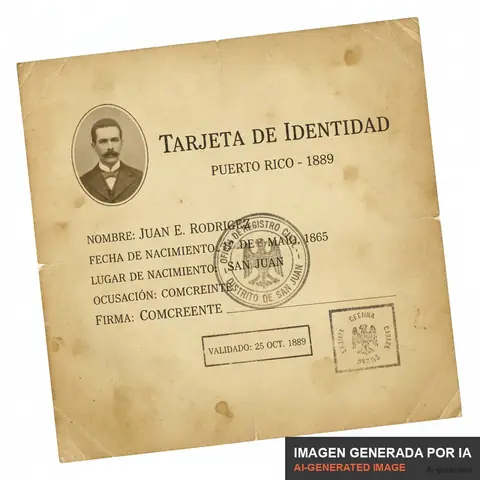 Documento de muestra generado por IA: cédula de identidad